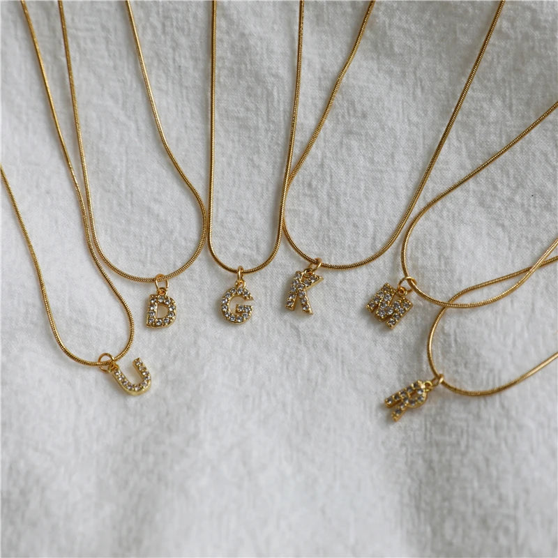 Monogram. Necklace worn