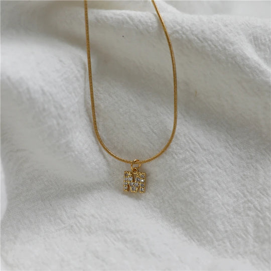 Monogram. Necklace detail