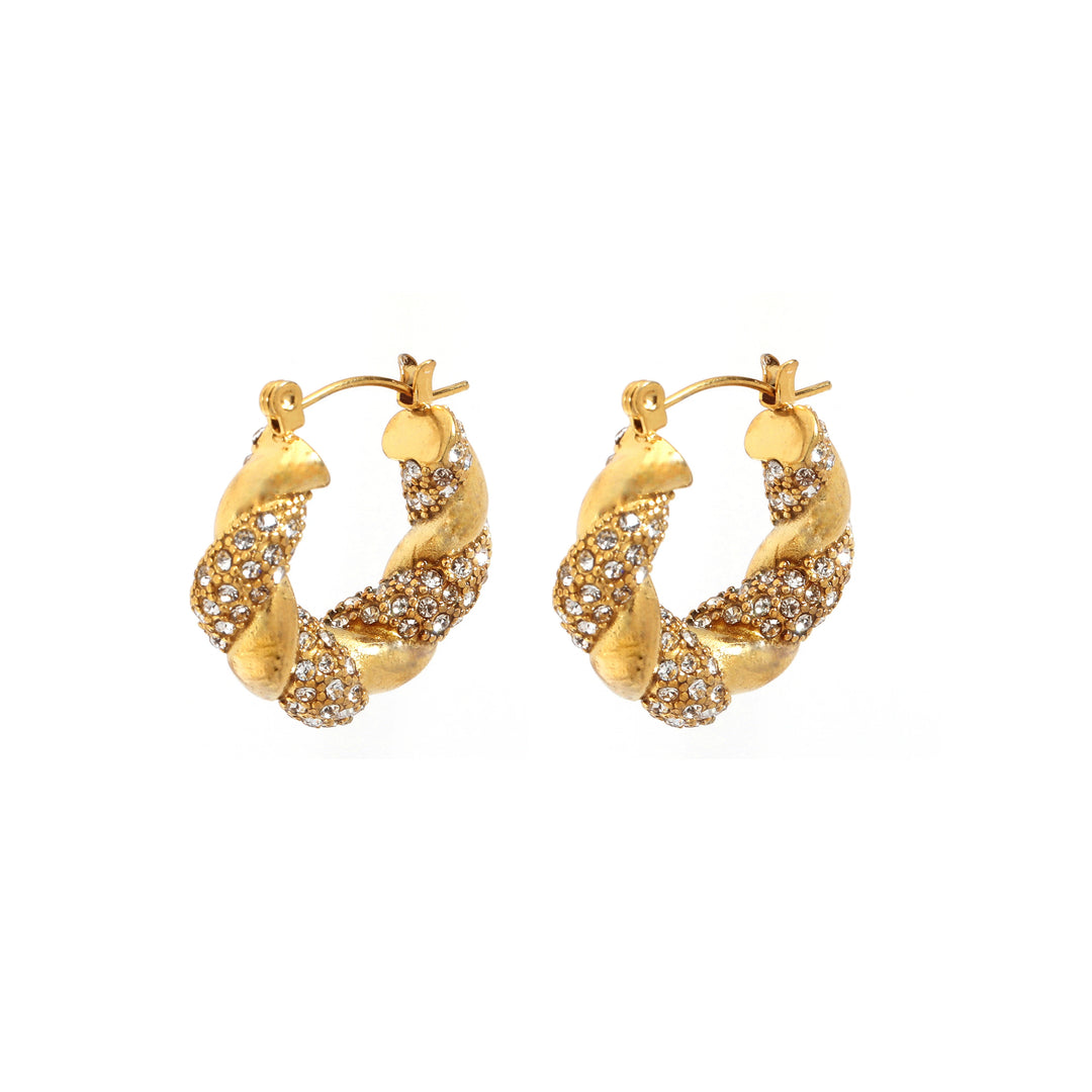 Twist. Hoops detail