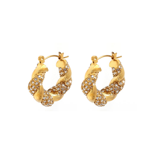 Twist. Hoops detail