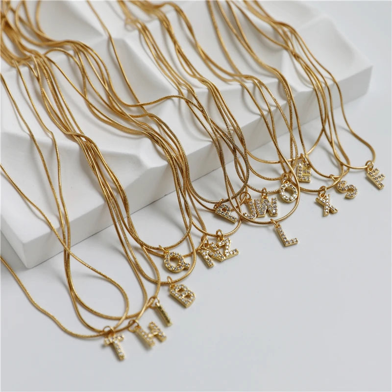 Monogram. Necklace worn