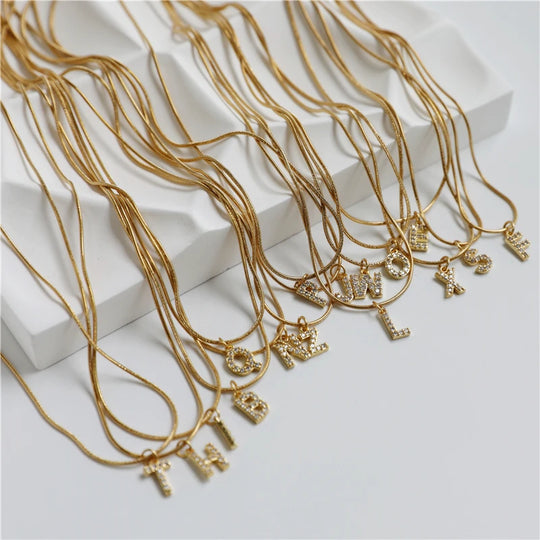 Monogram. Necklace worn