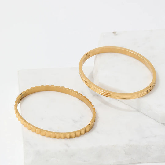 Notch. Bangle worn