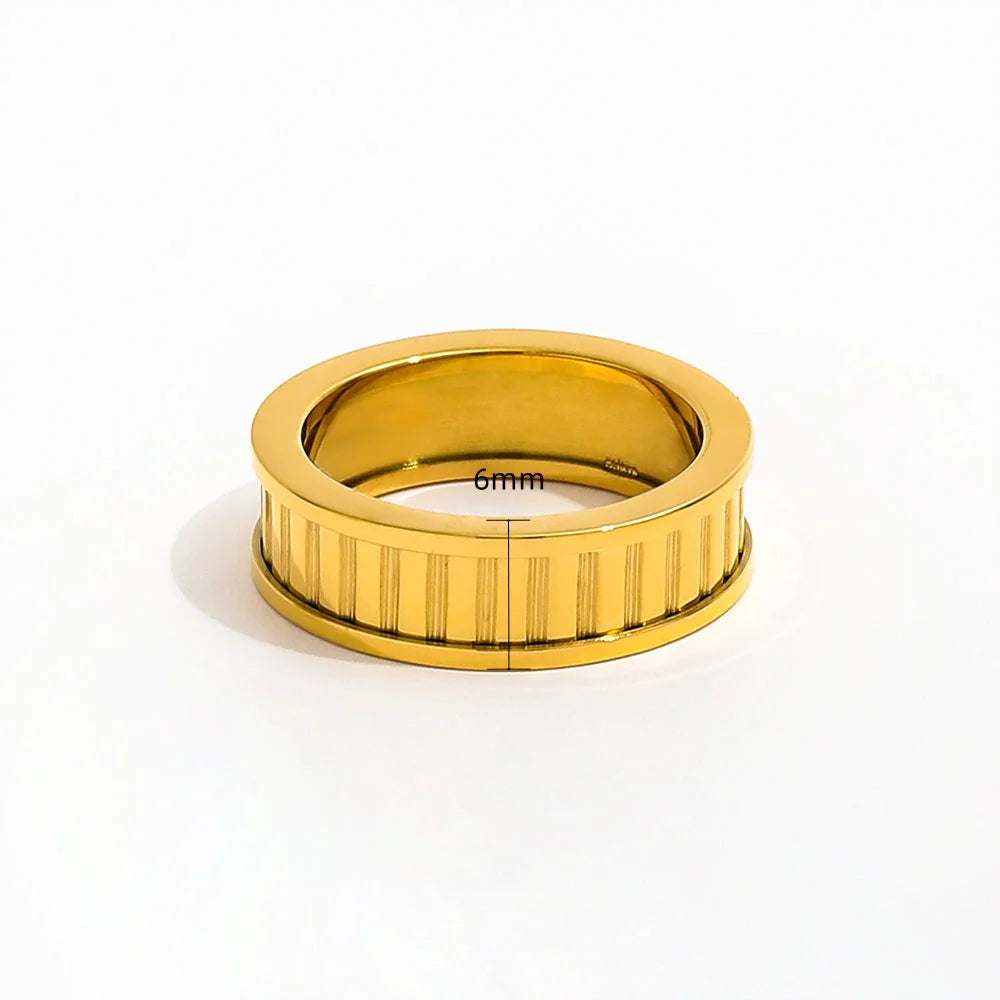 Cog. Ring worn