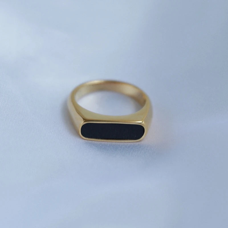 Coral. Ring worn