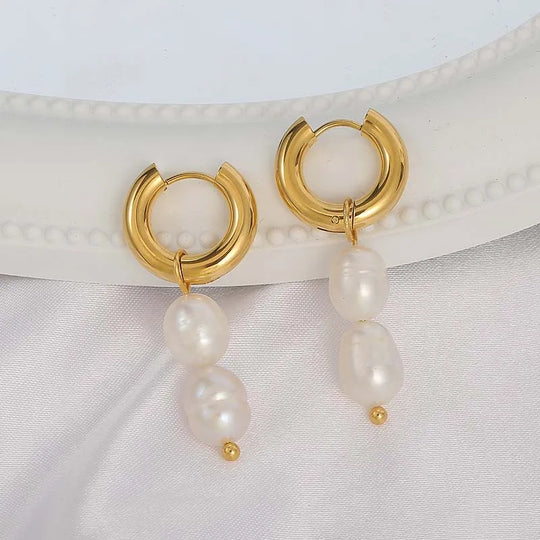Ivory. Hoops worn