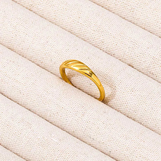 Crescent. Ring worn