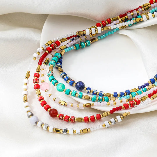 Terra. Necklace worn
