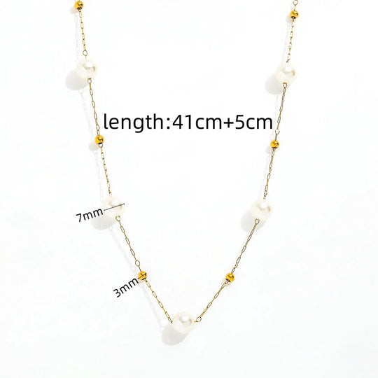 Orbit. Necklace worn