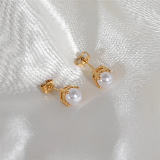 Moon. Studs worn