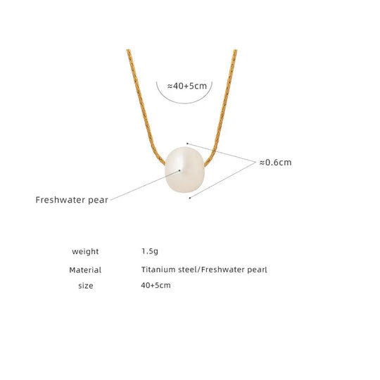 Mist. Necklace worn