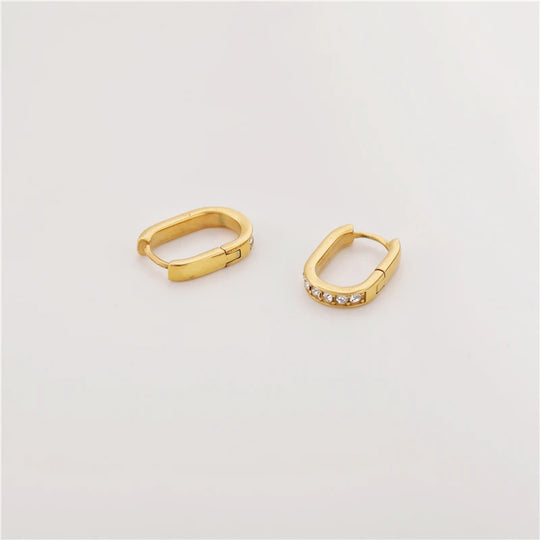Slim. Hoops worn