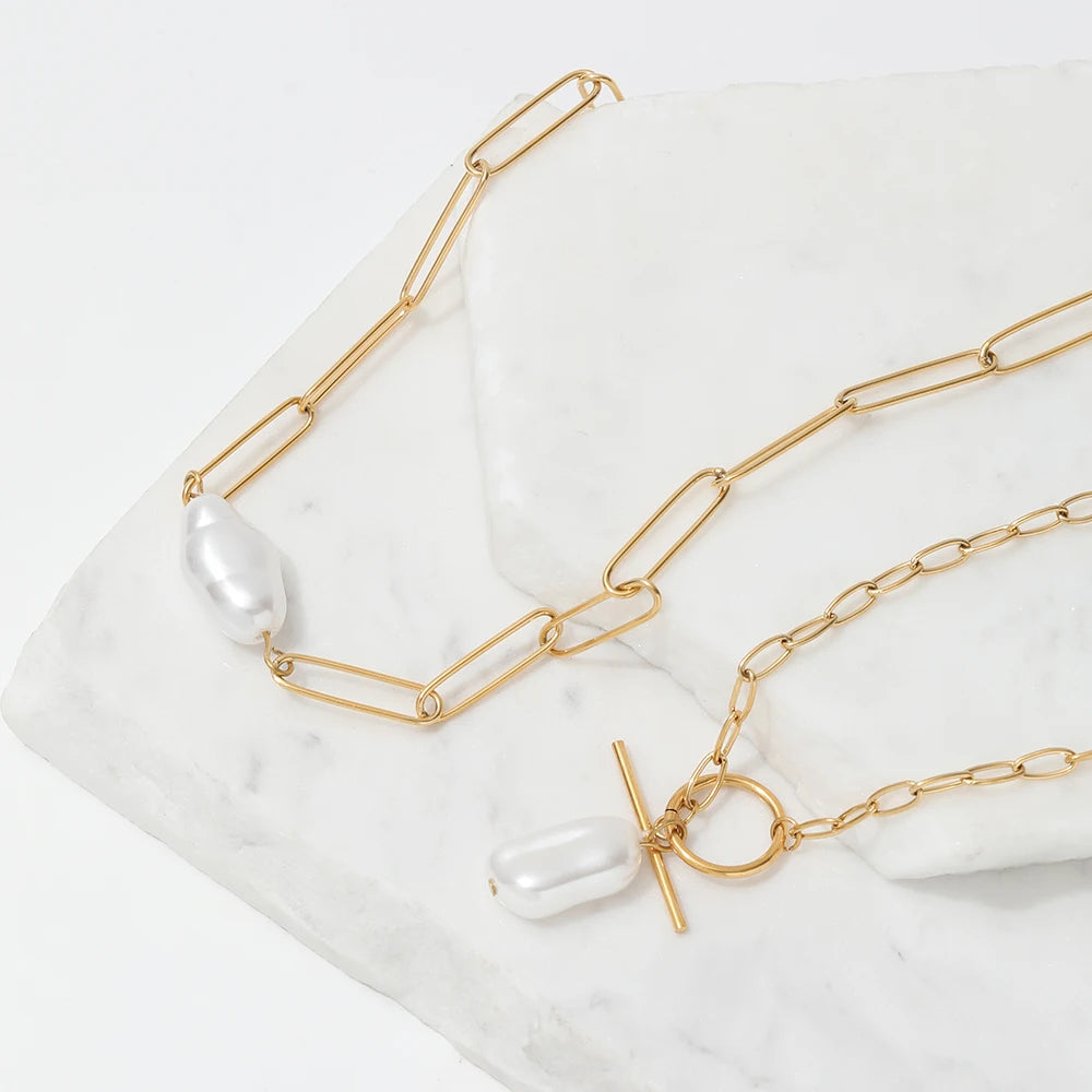 Lagoon. Necklace worn