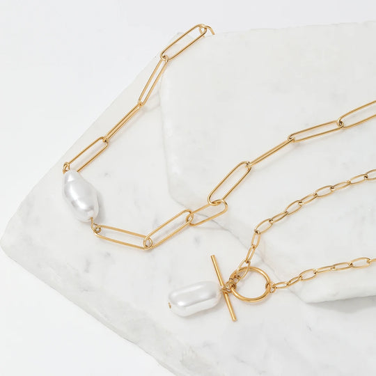 Lagoon. Necklace worn