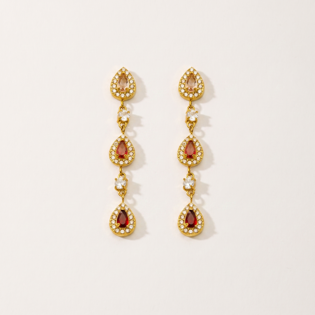 Marbella. Hoops - Red