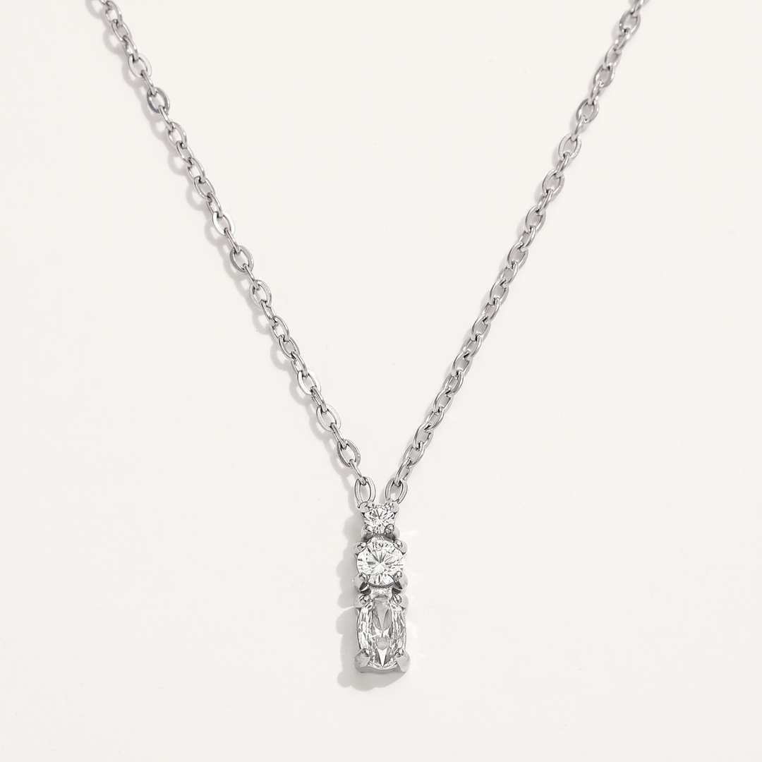 Mira. Necklace - Silver