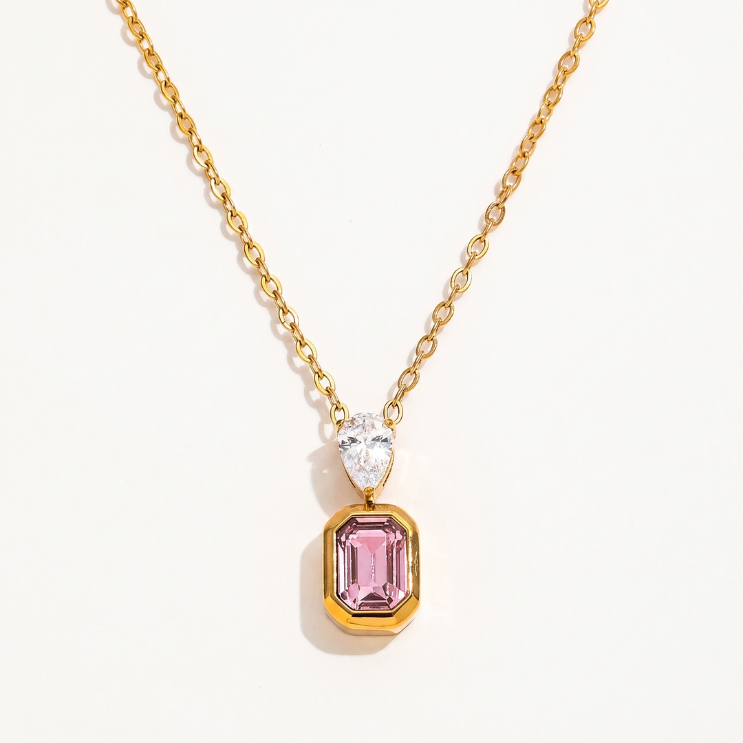 Prism. Necklace - Pink