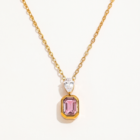 Prism. Necklace - Pink