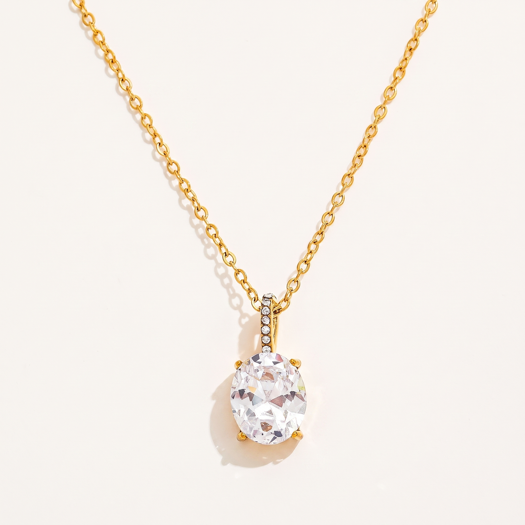 Wisp. Necklace - Oval