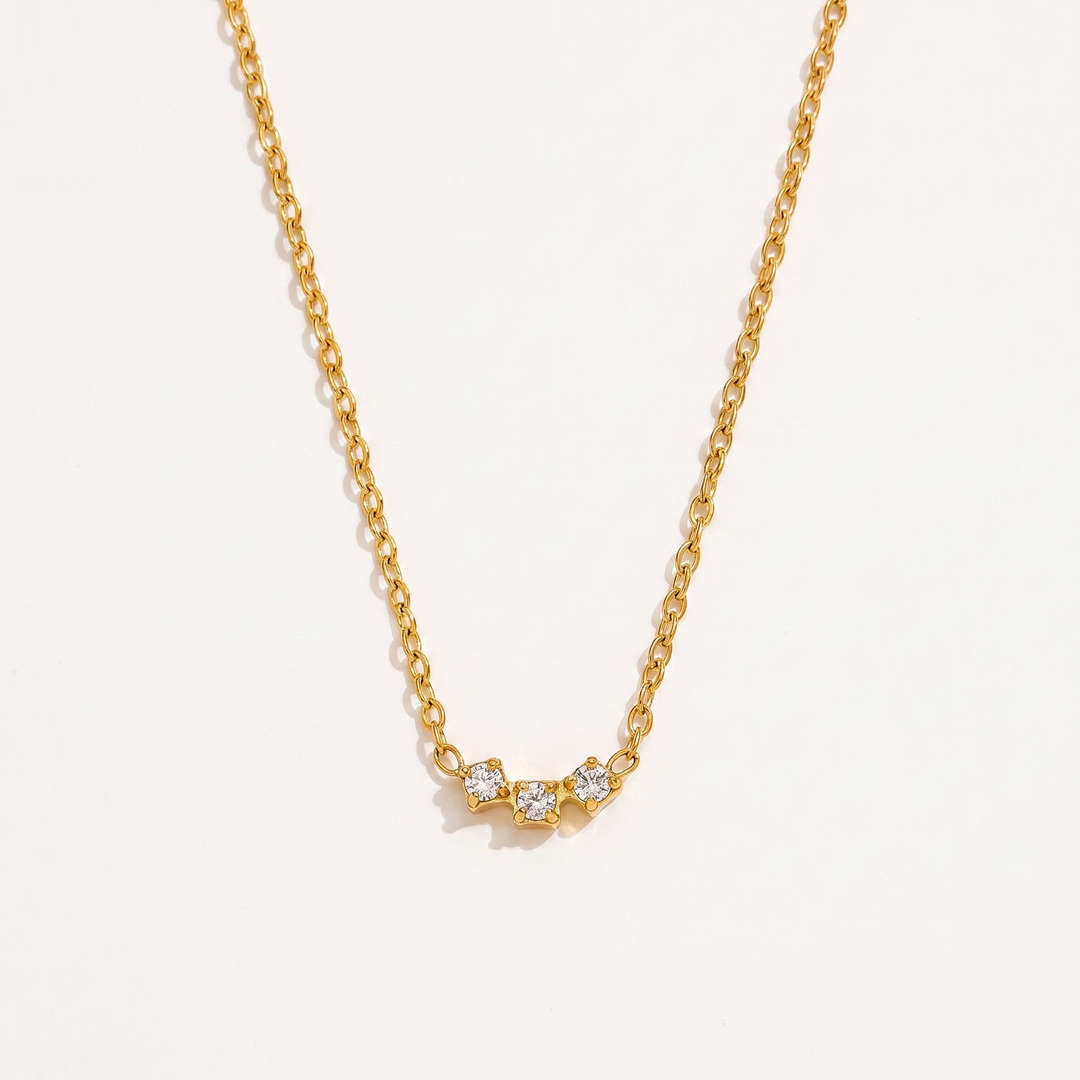 Arc. Necklace - Gold