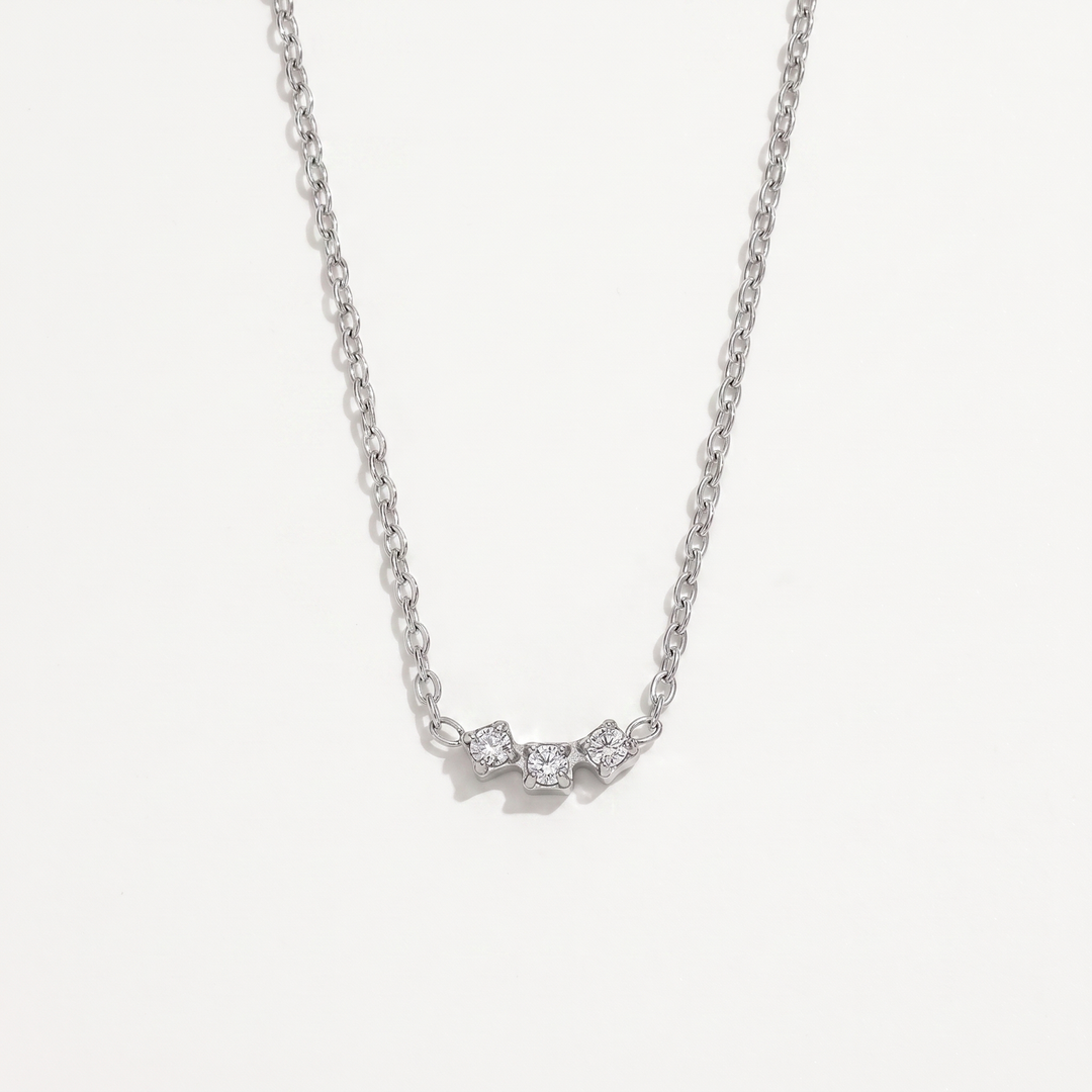 Arc. Necklace - Silver