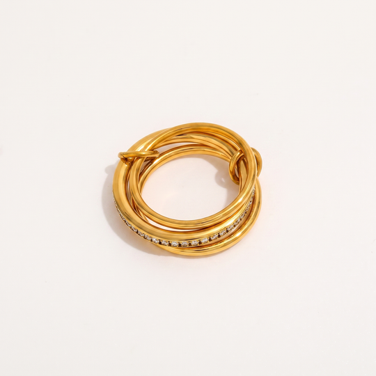 Link. Ring - Gold
