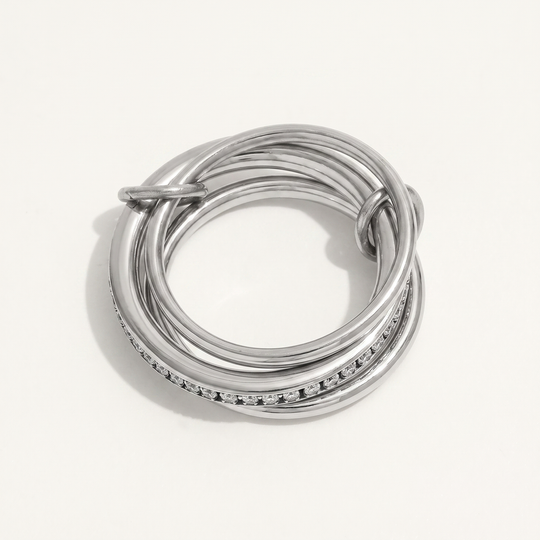 Link. Ring - Silver