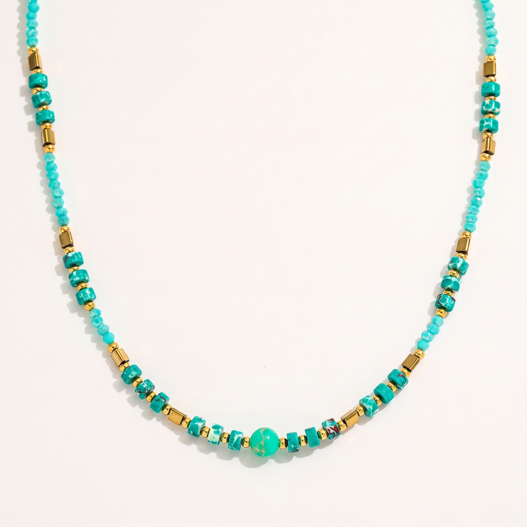Terra. Necklace - Green