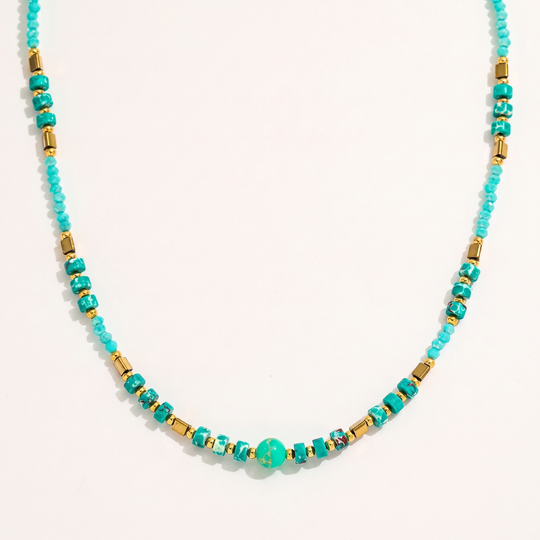 Terra. Necklace - Green