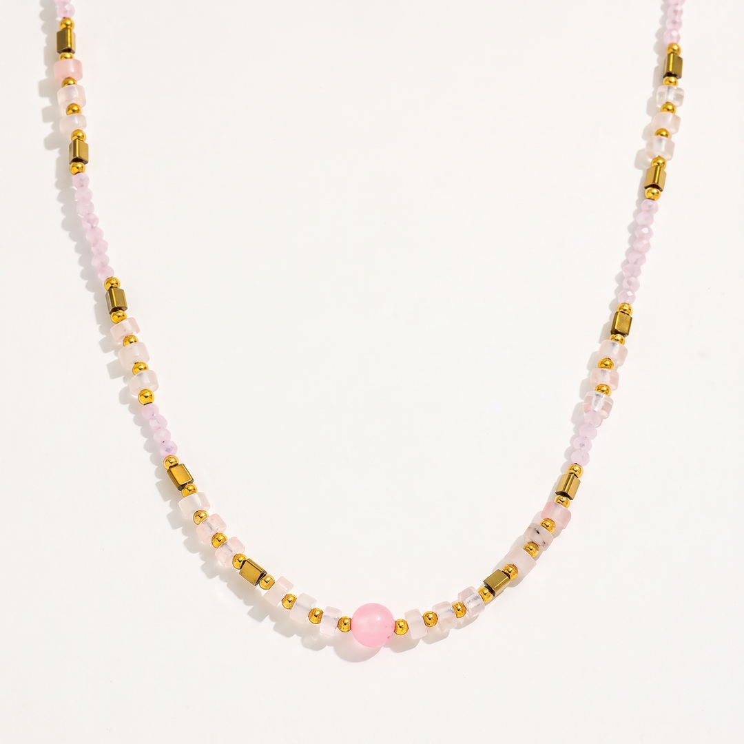Terra. Necklace - Pink