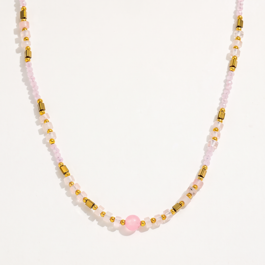 Terra. Necklace - Pink