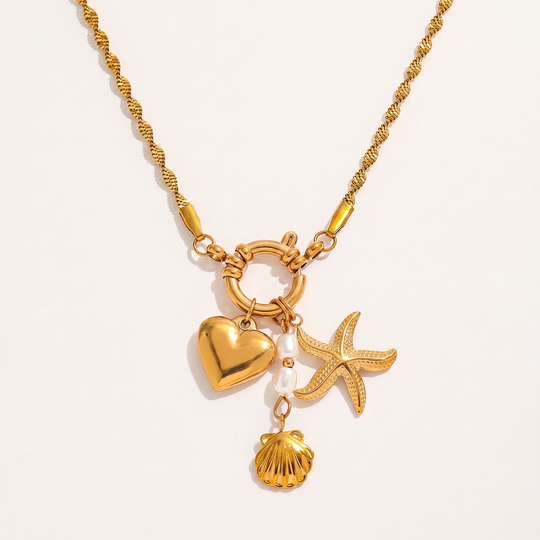 Shore. Necklace - Gold