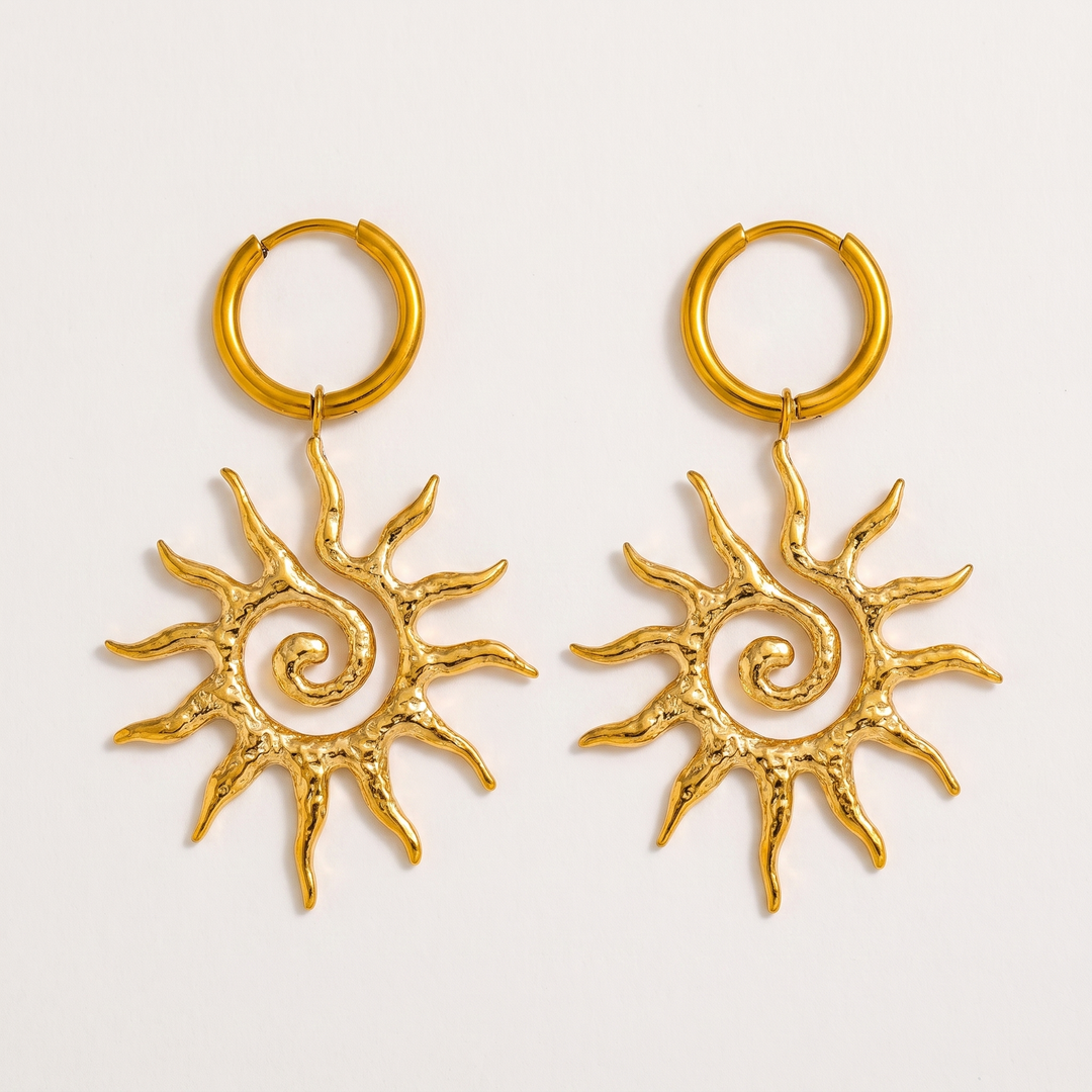 Helios. Hoops - Gold