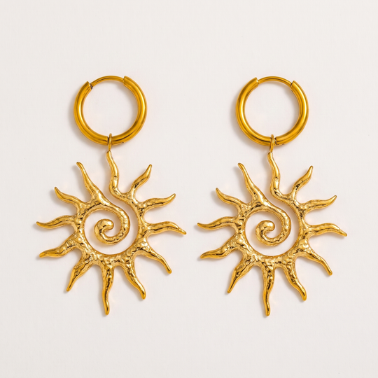 Helios. Hoops - Gold