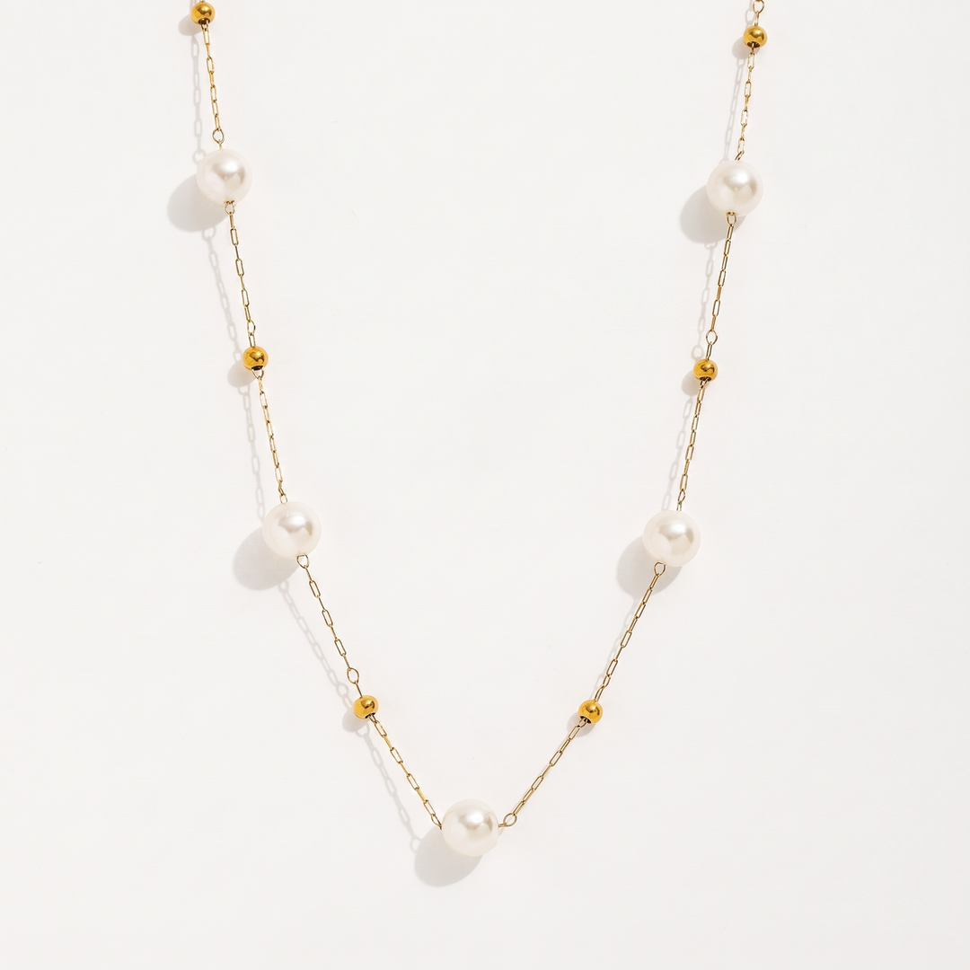 Orbit. Necklace - Gold