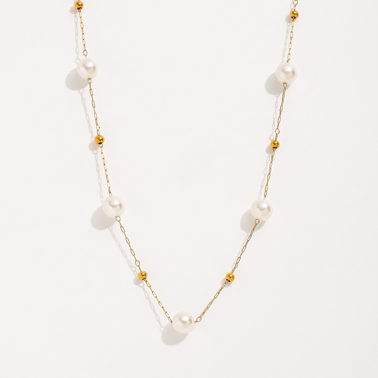Orbit. Necklace - Gold