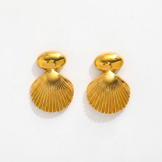 Facet. Studs - Gold