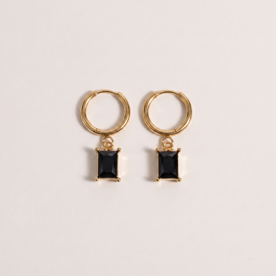 Glint. Hoops - Black