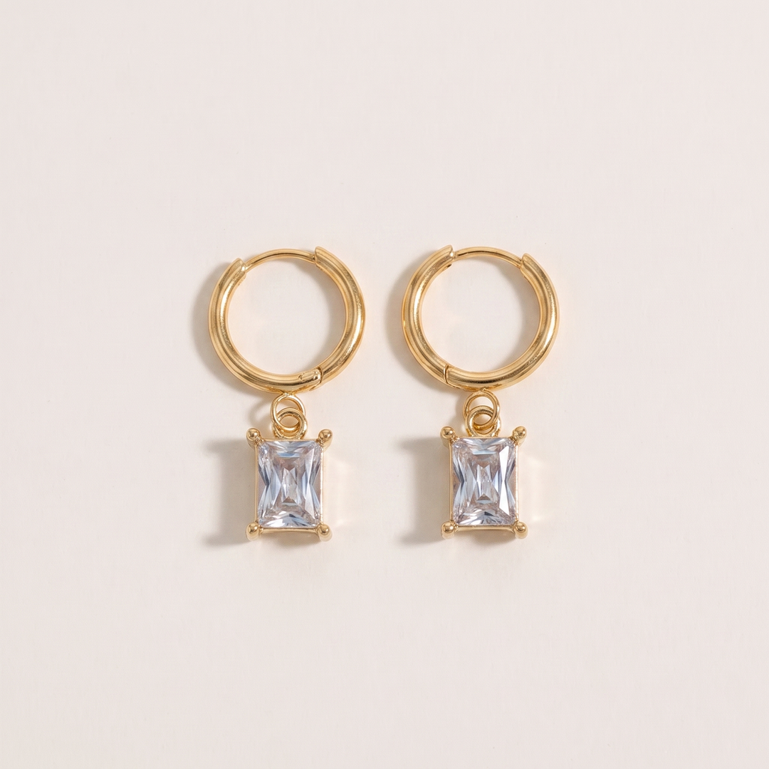 Glint. Hoops - Clear