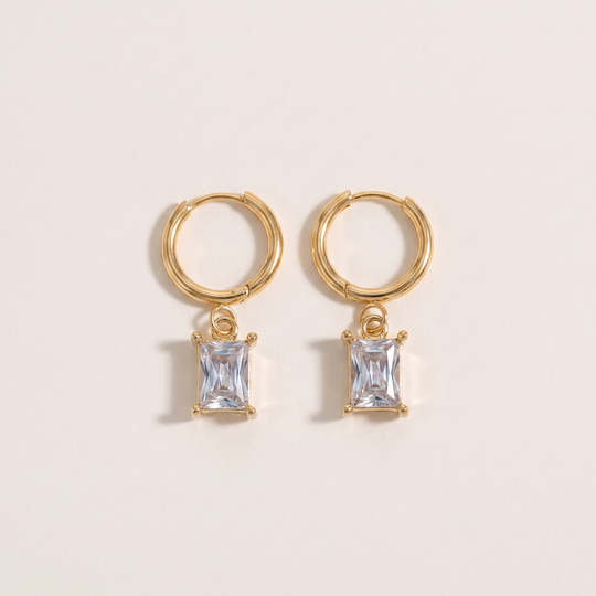 Glint. Hoops - Clear
