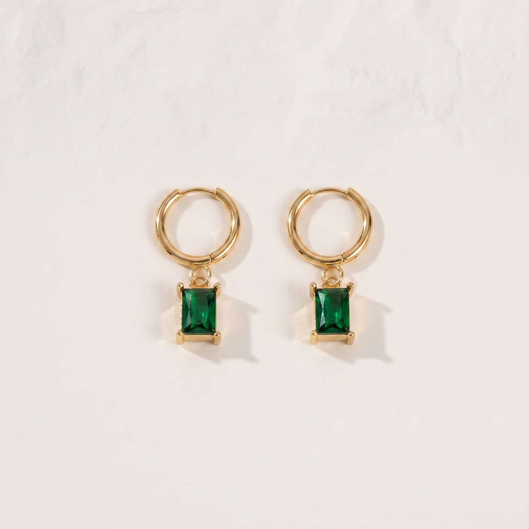 Glint. Hoops - Green