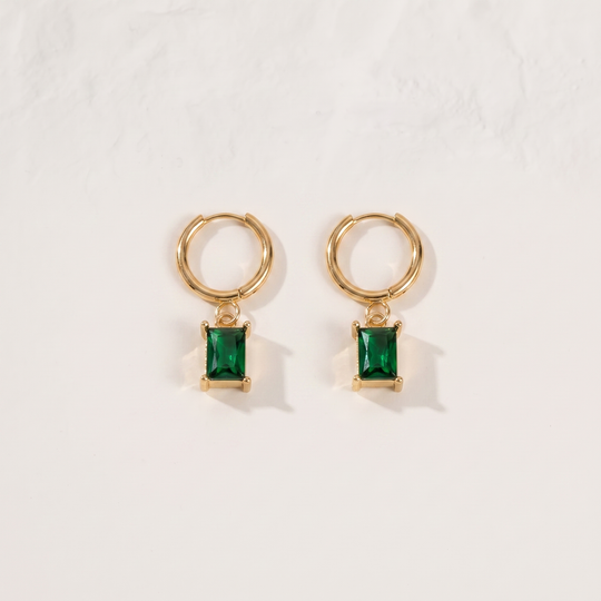 Glint. Hoops - Green