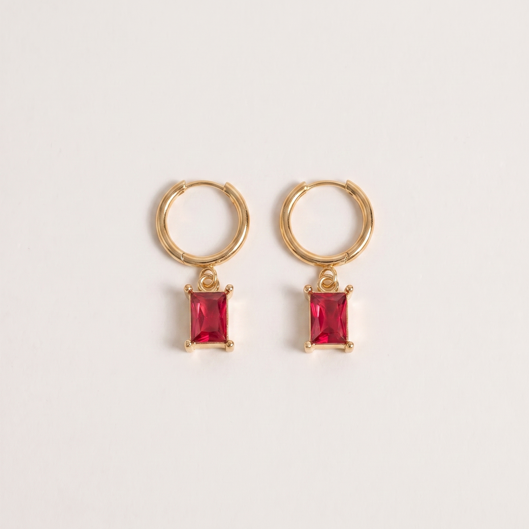 Glint. Hoops - Pink