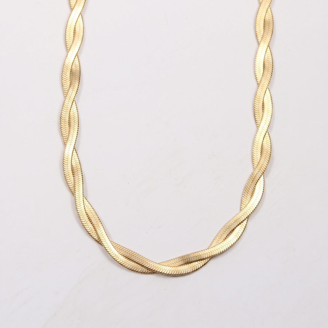 Knot. Choker - Gold