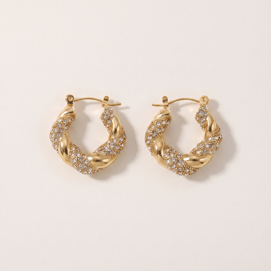 Twist. Hoops - Gold