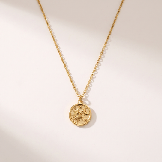 Eclipse. Necklace - Gold