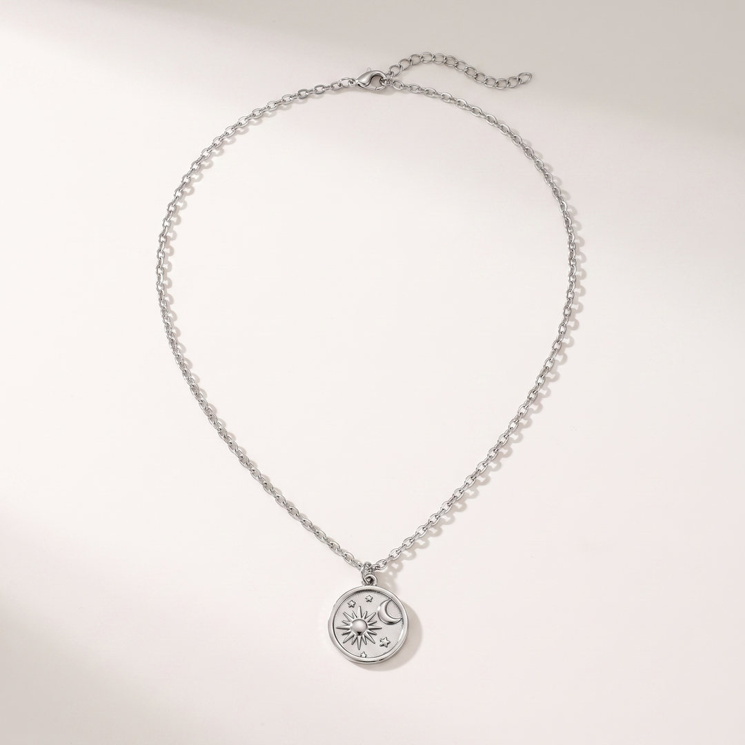 Eclipse. Necklace - Silver