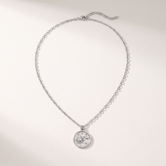 Eclipse. Necklace - Silver