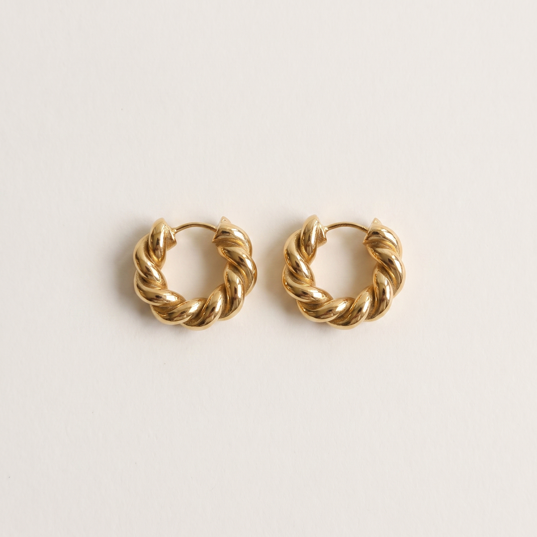 Braid. Hoops - Gold