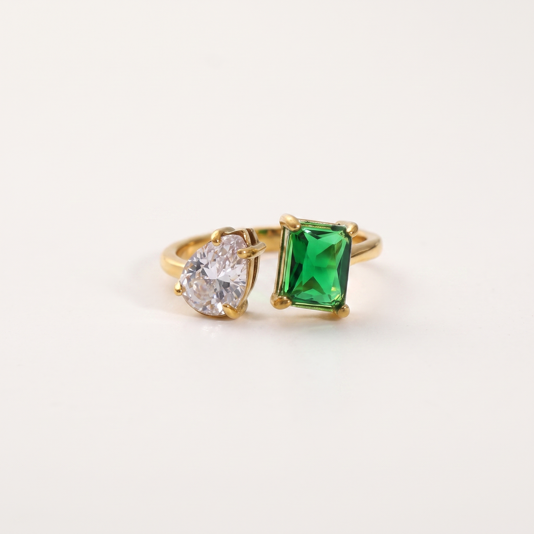 Boulder. Ring - Aqua